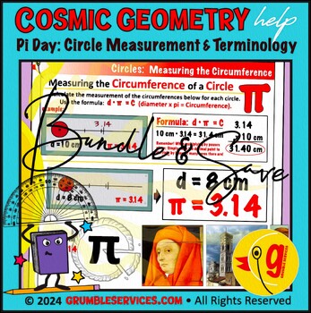 Preview of Circles & Pi Day: Terminology Measuring Circumference & Pi • Montessori Geometry