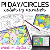 Circles | Pi Day Color by Number Print and Digital