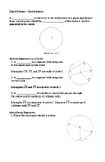 Circles (Sector Area, Arc Length, Chords, Secants, Tangent