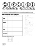 Circles Study Guide (VA SOL 5.10)