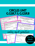 Circles Unit G.GSR.7 & G.GSR.8
