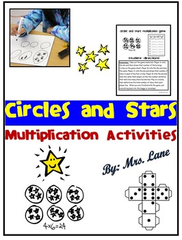 Preview of Circles and Stars Multiplication Activities