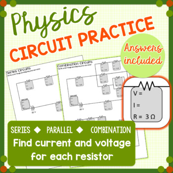 Preview of Circuit Practice - Voltage, Resistance, and Current - Ohm's Law