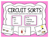 Circuit Sort - Open and Closed Circuits - STAAR REVIEW