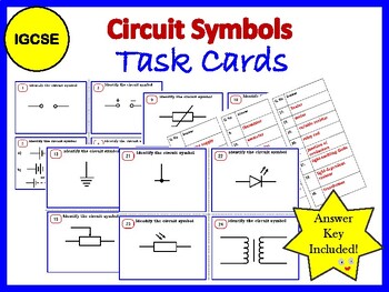 Preview of Circuit Symbols- task cards