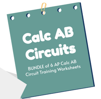 Preview of Circuit Training - AP Calculus AB Review BUNDLE