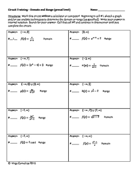 Precalculus Worksheets / Worksheet 1 For Precalculus Mathematics Math
