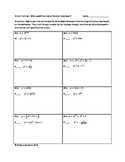 Circuit Training - Find the Original Function (Calculus)