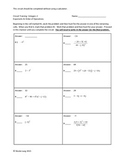 Circuit Training - Integers Exponents & Order of Operations