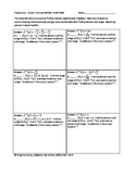 Circuit Training - Inverses of Functions (precal level)