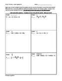 Circuit Training - Linear Equations 2