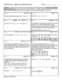 Circuit Training -- Mid-Year Algebra I Review