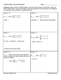 Circuit Training - Piecewise Functions (algebra)