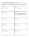 Circuit Training - Solving Equations (7th grade)