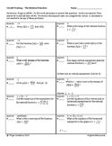 Circuit Training - The Rational Function (precalculus)