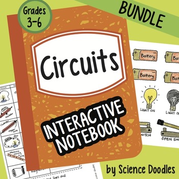 Preview of Circuits Interactive Notebook BUNDLE by Science Doodles