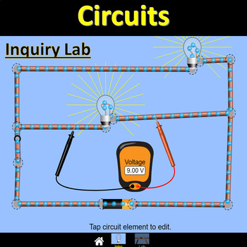 Preview of Circuits Inquiry Lab (Phet Simulation) | Physics