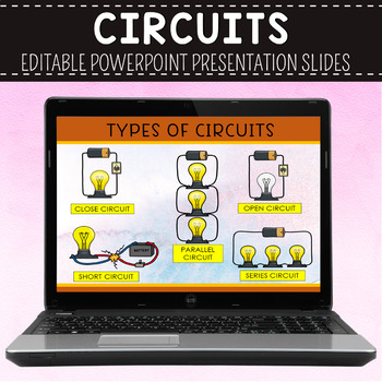 Preview of Circuits Presentation Slides (Editable)