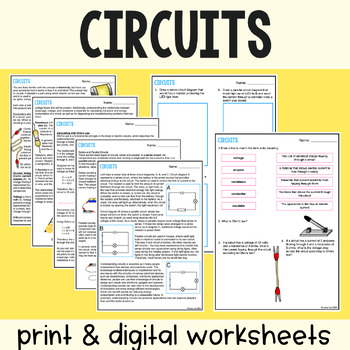 Preview of Circuits - Reading Comprehension Worksheets