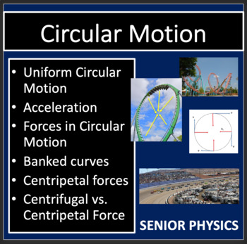 Preview of Circular Motion - Senior Physics - Google Slides and PowerPoint Lesson