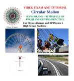 Circular Motion - High School Physics - Problem Solving Video Exam and Tutorial