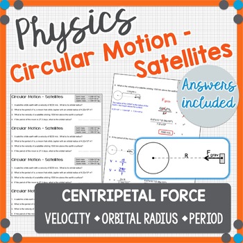 Circular And Satellite Motion Worksheet Answers - Escolagersonalvesgui