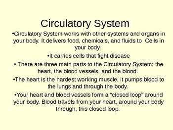 Preview of Circulatory Ptt.