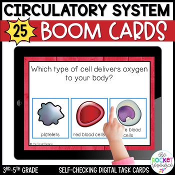 Preview of Circulatory System BOOM™ Cards | Human Body Activities