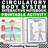 Circulatory System 5th Grade Science Interactive Notebook 
