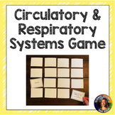 Circulatory System- Matching Game