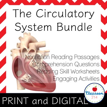 Preview of Circulatory System Print and Digital Bundle