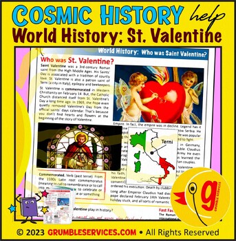 Preview of St. Valentine's Day & Circulatory System: The Heart, Human Body, & World History