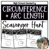 Circumference and Arc Length - High School Geometry Scaven