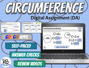 Preview of Circumference - Digital Assignment
