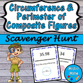 Circumference & Perimeter of Composite Figures Scavenger Hunt