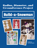 Circumference Radius Diameter Circle Winter Snowman Projec