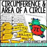 Circumference and Area of a Circle Activity and Worksheet 