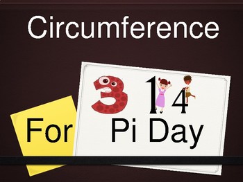 Preview of Circumference for Pi Day  5th-6th Grade Math