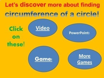 Preview of Circumference of a Circle Made Easy as Pi! Fun while learning. Google Slides