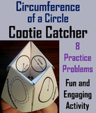 Circumference of a Circle Activity: Geometry Cootie Catche