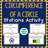 Circumference of a Circle Stations Activity