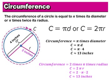 Preview of Circumference of a circle