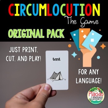 Preview of ORIGINAL Circumlocution Game for Spanish, French, German and MORE!