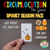 Circumlocution Game Spooky Season edition for Spanish, Fre