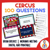 Circus 100 Questions: Brain Break | Preschool Kindergarten