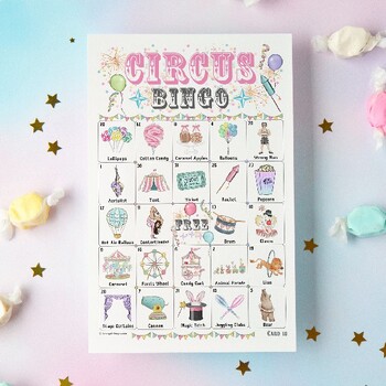Preview of Circus Bingo - 50 Cards