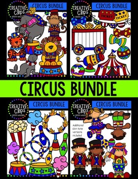 Preview of Circus Bundle {Creative Clips Digital Clipart}