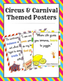 Circus & Carnival Themed Inspirational Posters