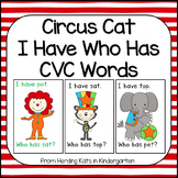 Circus Cat CVC Word Game