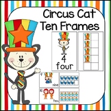 Circus Cat Ten Frames
